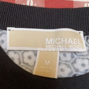 Michael kors cold shoulder top -